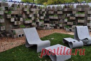 10 примеров использования бетонных блоков на даче
#ДачныеХитрости