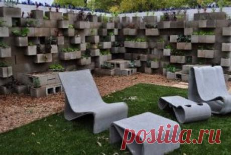 10 примеров использования бетонных блоков на даче
#ДачныеХитрости
