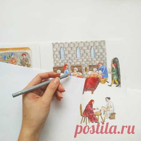 Мы опять приготовили для вас что-то необычное и интересное 🙌 Совсем скоро в свет выйдет новиночка от искусствоведа Наташи Кайя &quot;Путешествие в Средневековье&quot; ( Увлекательный рассказ менестреля Жака погрузит в мир Средневековья и показывает картину мира людей, живших в те времена. Вы узнаете об обычаях и верованиях жителей Западной Европы, увидите, как устроено общество, какие существуют институты, правила, ритуалы. Но это все чуть позже, а пока давайте посмотрим, как рождалась…