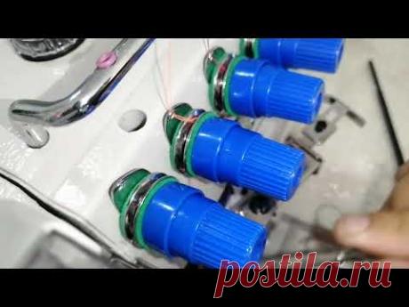 enhebrado maquina fileteadora