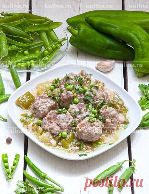 Тефтели тушеные с овощами – рецепт приготовления с фото от Kulina.Ru