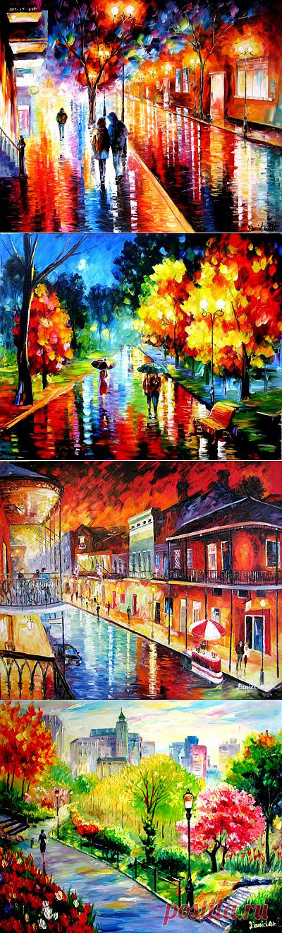 Смелые краски Даниэль Уолл, современный американский художник....