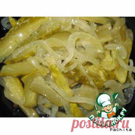 из огурцов и лука - кулинарный рецепт