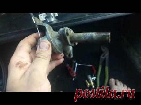 Замена крана печки на сантехнический\водопроводный  ваз 2107