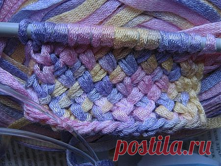 Смотрите какая интересная вязка - Сообщество «Рукоделие» / Рукоделие