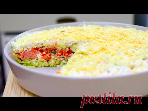 САЛАТ МИМОЗА С СЕКРЕТНЫМИ ИНГРЕДИЕНТАМИ