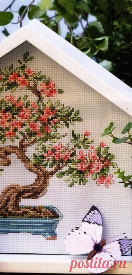 Схема вышивки крестом "Цветочный бонсай" Цветочный бонсай. Схема вышивки крестом

  
