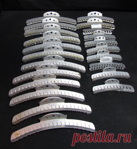 LARGE LOT Vintage Antique Aluminum Metal Hair Curlers Rollers Wave Clips • CAD 33.78 - PicClick CA
