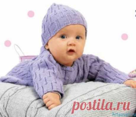 Вязание спицами для детей Комплект