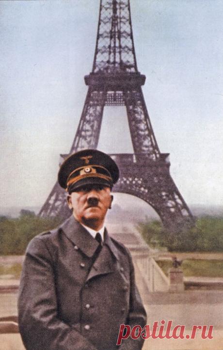 Гитлер в Париже. Кинохроника | Ностальгический клуб любителей кино .