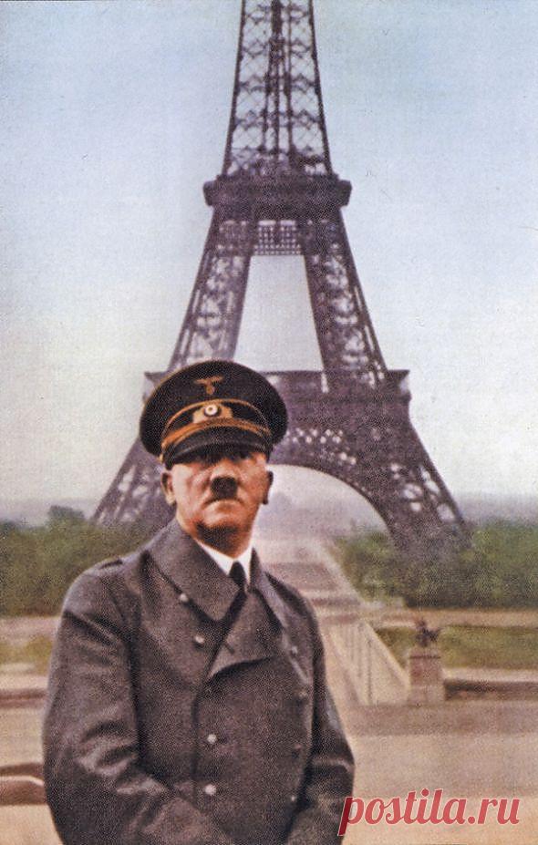 Гитлер в Париже. Кинохроника | Ностальгический клуб любителей кино .