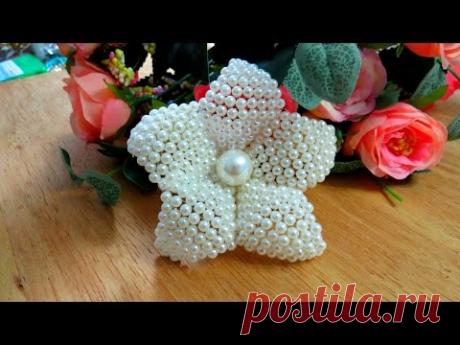 DIY - FLOR DE PÉROLAS