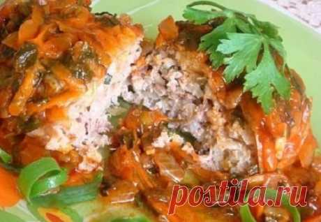 Ленивые голубцы с квашеной капустой — Моя кухня