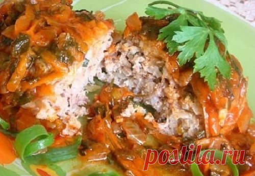 Ленивые голубцы с квашеной капустой — Моя кухня
