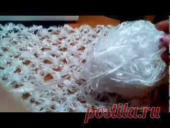 Шаль из Соломоновых петель крючком. Мастер-класс. Shawl crochet Привет всем рукодельницам! Хочу научить начинающих вязальщиц вязать шаль из Соломоновых петель. Желаю всем творческих успехов! Соломоновых петли Урок1...