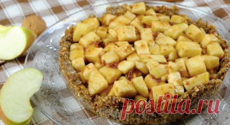 Постный яблочный тарт без муки, масла и яиц: видео рецепт и пошаговые фото | Fresh Recipes | Яндекс Дзен
