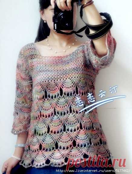 Туника крючком