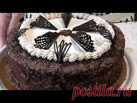 Торт &quot;МОЛОЧНАЯ ДЕВОЧКА &quot;. Самый  нежный молочный торт.