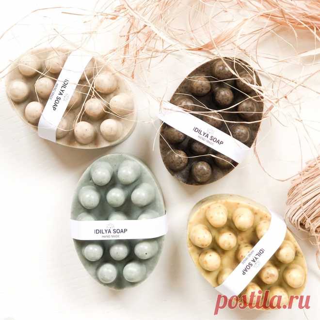 Массажное мыло - скраб из мастерской IDILYA_SOAP.
Сделано с добавлением базовых уходовых и эфирных масел. Прекрасный подарок для вас и ваших близких.