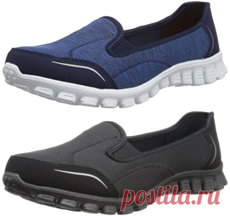 Skechers Sport Women's EZ Flex This Kiss Slip-On Walking Shoe | Amazon.com