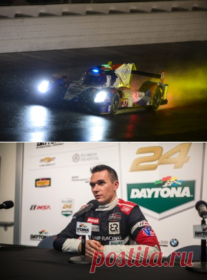 Михаил Алёшин на поуле в Дайтоне | Autosport.com.ru