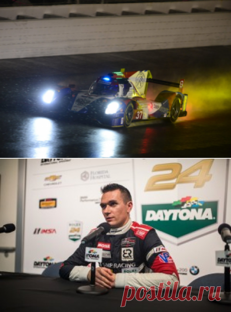 Михаил Алёшин на поуле в Дайтоне | Autosport.com.ru