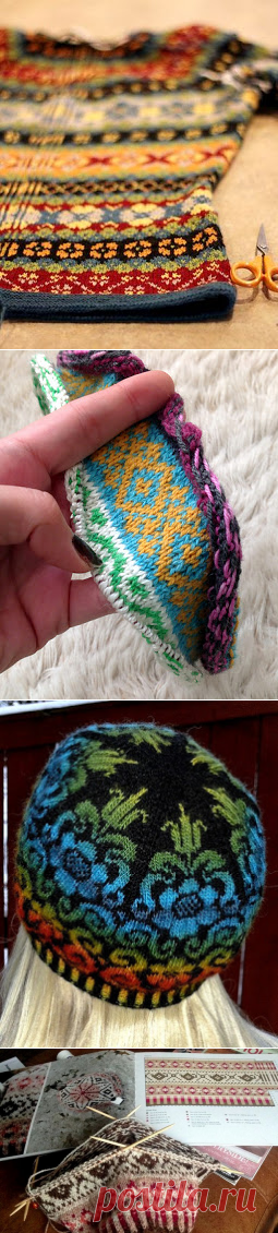 "Вязание в стиле Fair isle: снуды, шарфы, шапки..." (подборка + схемы)