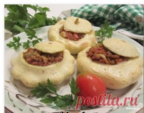 Патиссоны, фаршированные фаршем - пошаговый кулинарный рецепт на Повар.ру