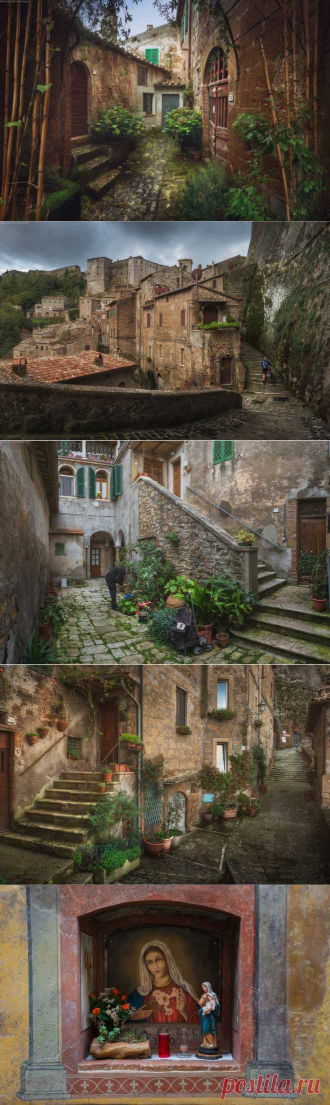 Манящее великолепие Сорано, Тоскана, Италия - Фотопанорама