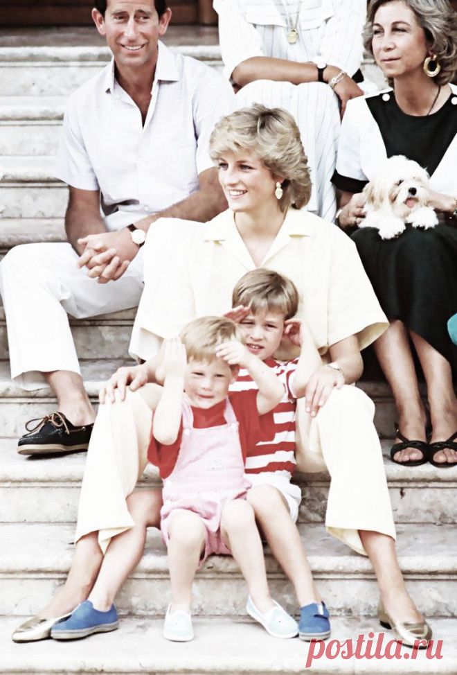 Princess Diana, Prince William and Prince Harry