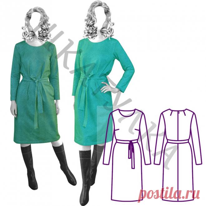 Выкройка простого платья WD101219 | Шкатулка