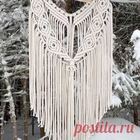 Панно макраме для вдохновения