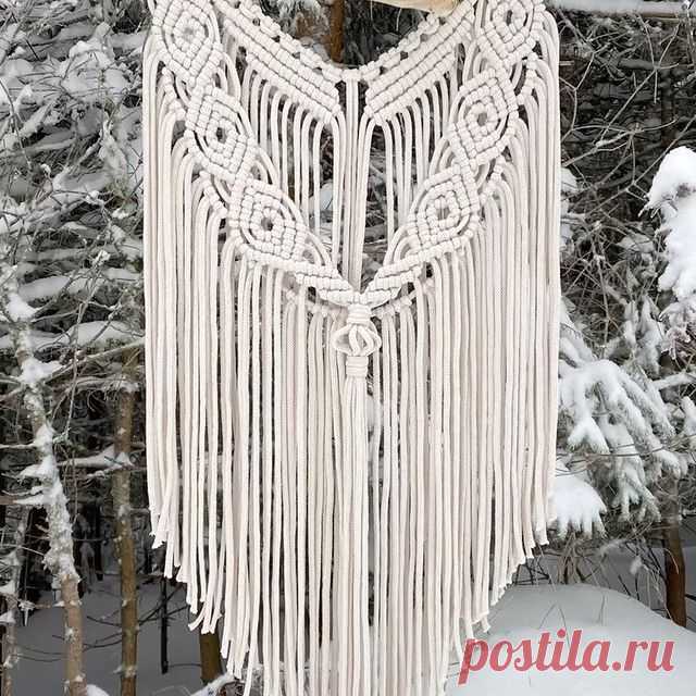Панно макраме для вдохновения