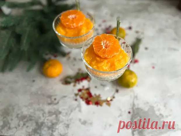 Десерт без выпечки на новогодний стол: панакота с мандаринами - Будет вкусно - Медиаплатформа МирТесен