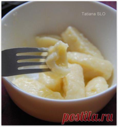 Вкус детсва или один из самых любимых моих завтраков...творожные ньокки...