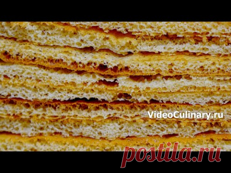 Коржи для медовика, ОЧЕНЬ БЫСТРО, ОООчень ВКУСНО - Рецепт Бабушки Эммы