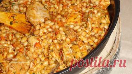 Комплимент от ШЕФА: Тушеная курица с белой фасолью