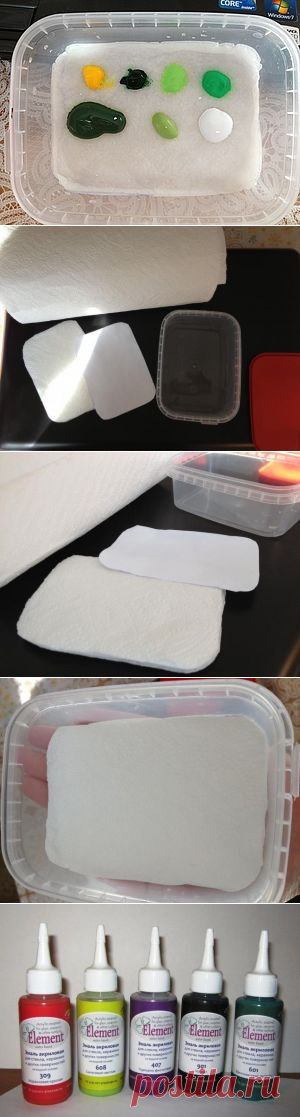 Изготовление палитры для акриловых красок. - Ярмарка Мастеров - ручная работа, handmade