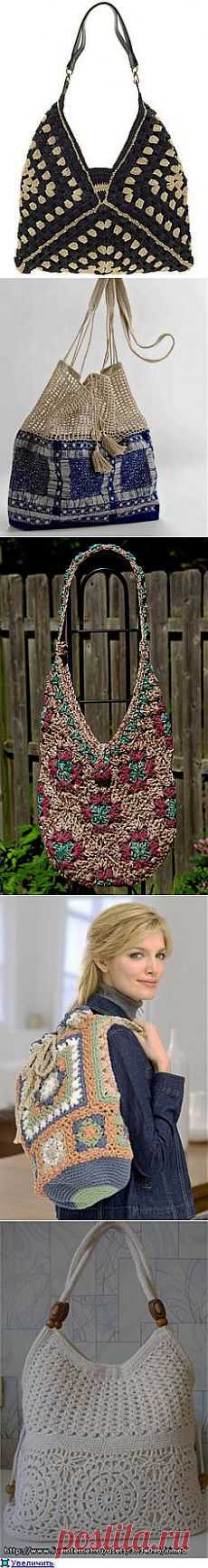 Bags, purses and etc. - squares and etc. в Pinterest