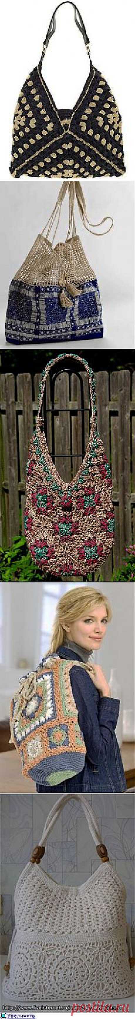 Bags, purses and etc. - squares and etc. в Pinterest