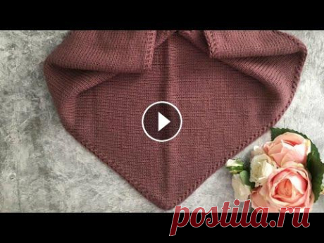 ОЧЕНЬ ПРОСТОЙ,НО КРАСИВЫЙ БАКТУС С ОРИГИНАЛЬНЫМ КРАЕМ. KNITTED HAT ОЧЕНЬ ПРОСТОЙ,НО КРАСИВЫЙ БАКТУС С ОРИГИНАЛЬНЫМ КРАЕМ. KNITTED HAT...