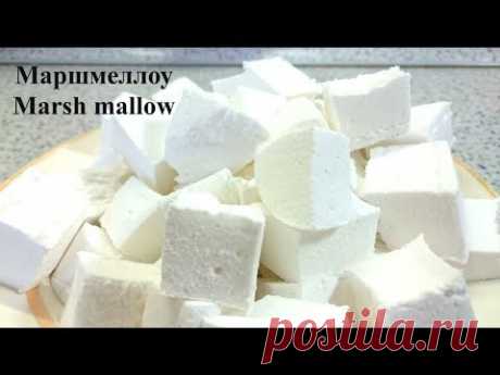Американский зефир Маршмеллоу marsh mallow (простой рецепт в домашних условиях)