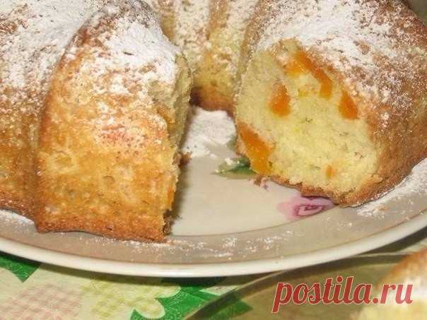 Нежнейший кекс с курагой на сметане | Четыре вкуса