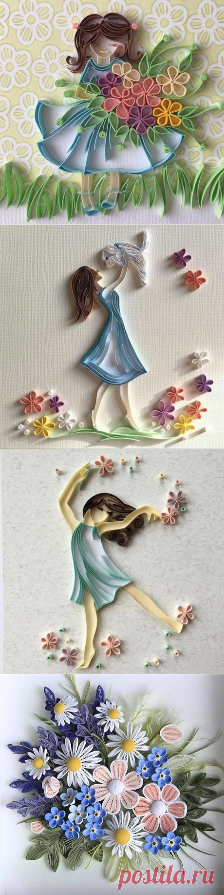 Удивительный квиллинг - чудеса рукоделия...