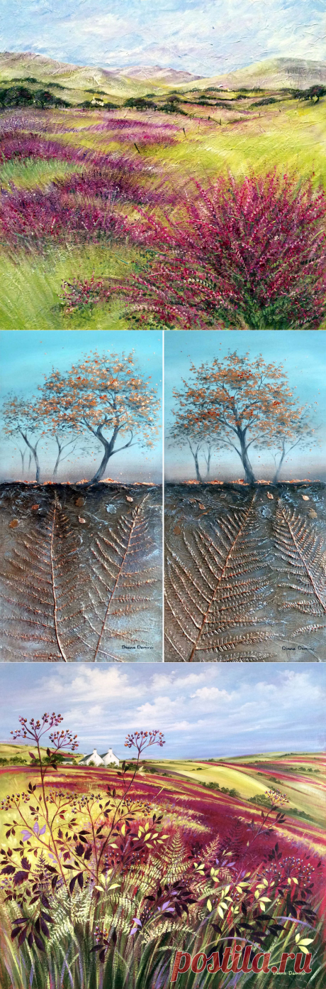 Постижение тишины... Художница Diane Demirci.