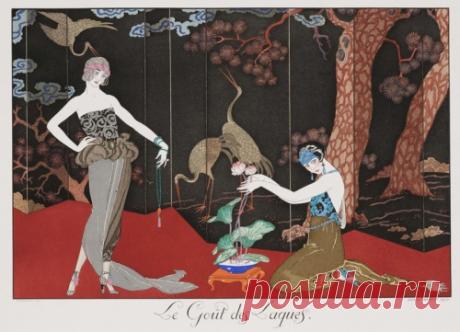 В стиле арт – деко. Художник Georges Barbier. | Оригинальное творчество талантливых и увлеченных людей