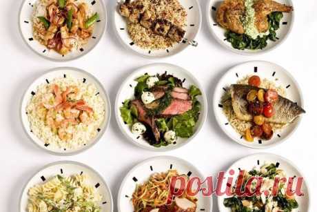 При правильном питании следует есть: 

 Белки: рыба, яйца, индейка (!), курица (лучше белое мясо), молоко, творог, мясо — говядина, свинина, баранина. 

 Углеводы: рис, печеная или вареная картошка, макароны, хлеб грубого помола, овсянка, гречка, бананы, цитрусовые, изюм

 Клетчатка: капуста простая, брюссельская, брокколи, цветная, шпинат, морковь, свекла, кабачки, баклажаны, фрукты. 

 Жири: орехи, оливковое масло, лосось.