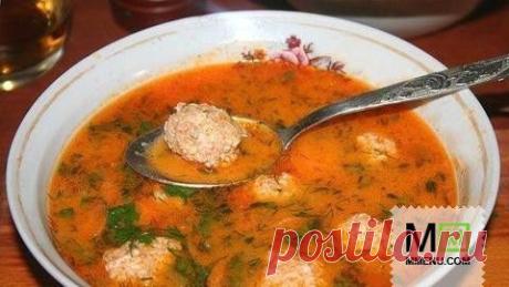 Рассольник с куриными фрикадельками и рисом - кулинарный рецепт. Миллион Меню