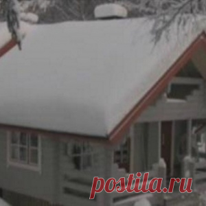 Сумасшедший, но эффективный метод убрать снег с крыши дома! - МирТесен