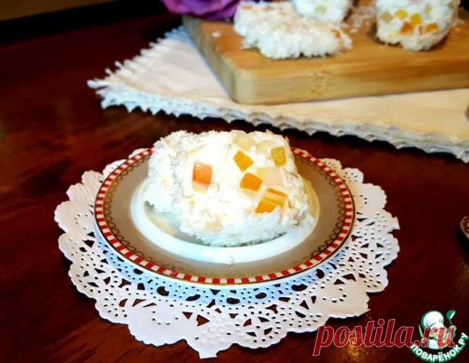 Мягкий десертный сыр с цукатами и миндалём – кулинарный рецепт